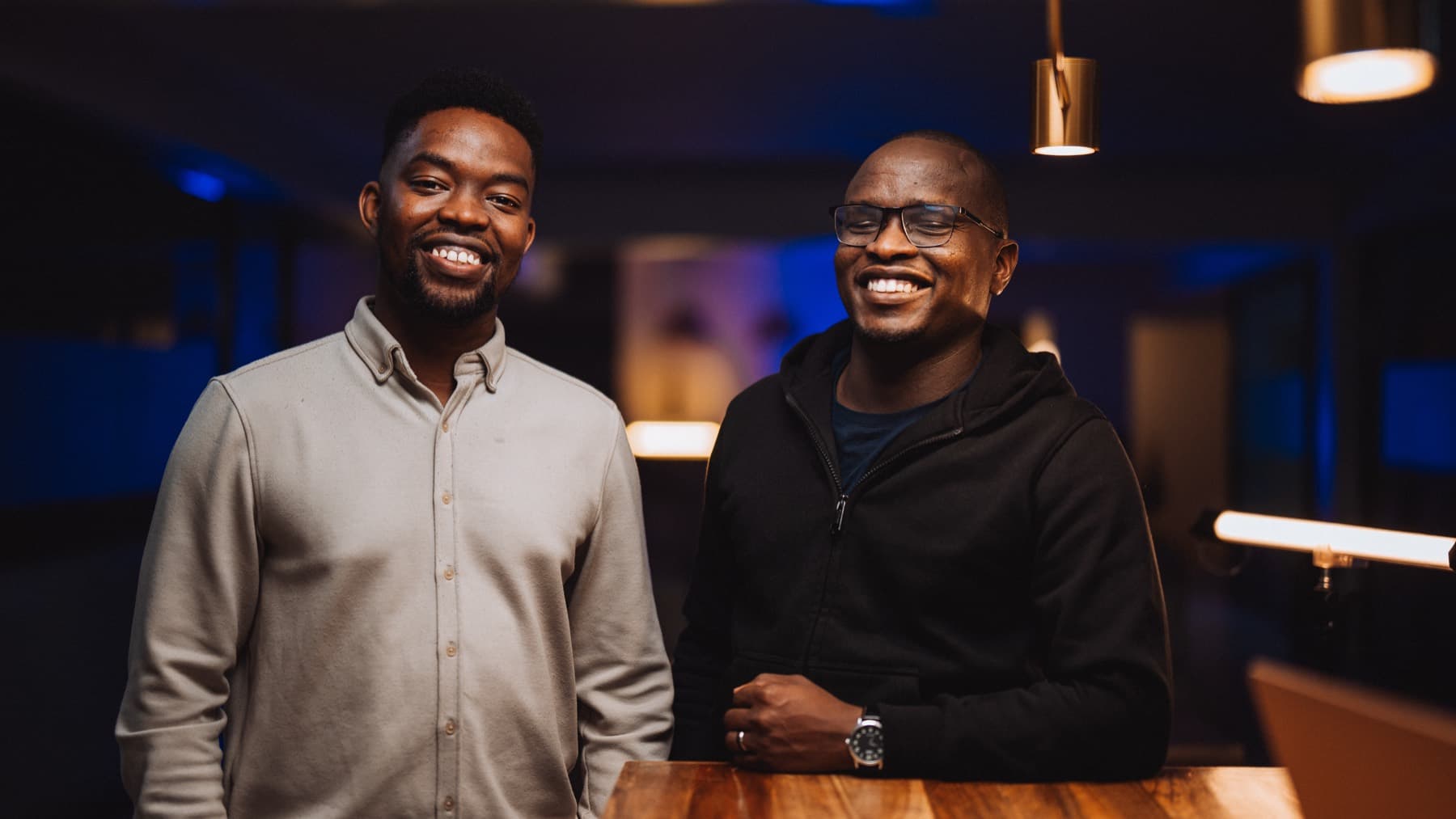 Dominic Mulinda and Evans Munene recording Admin Access